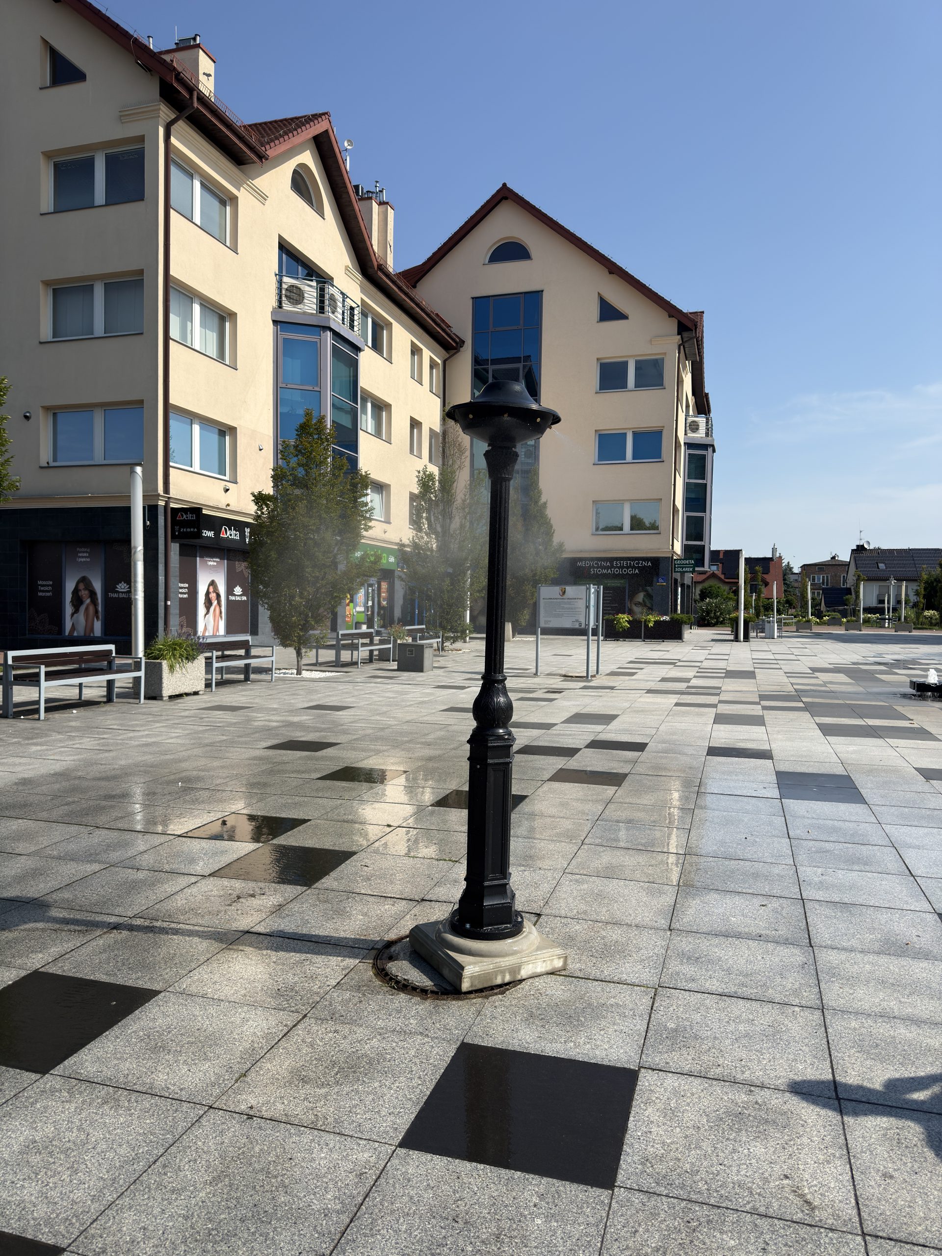 Kurtyna wodna Raszyn - widok