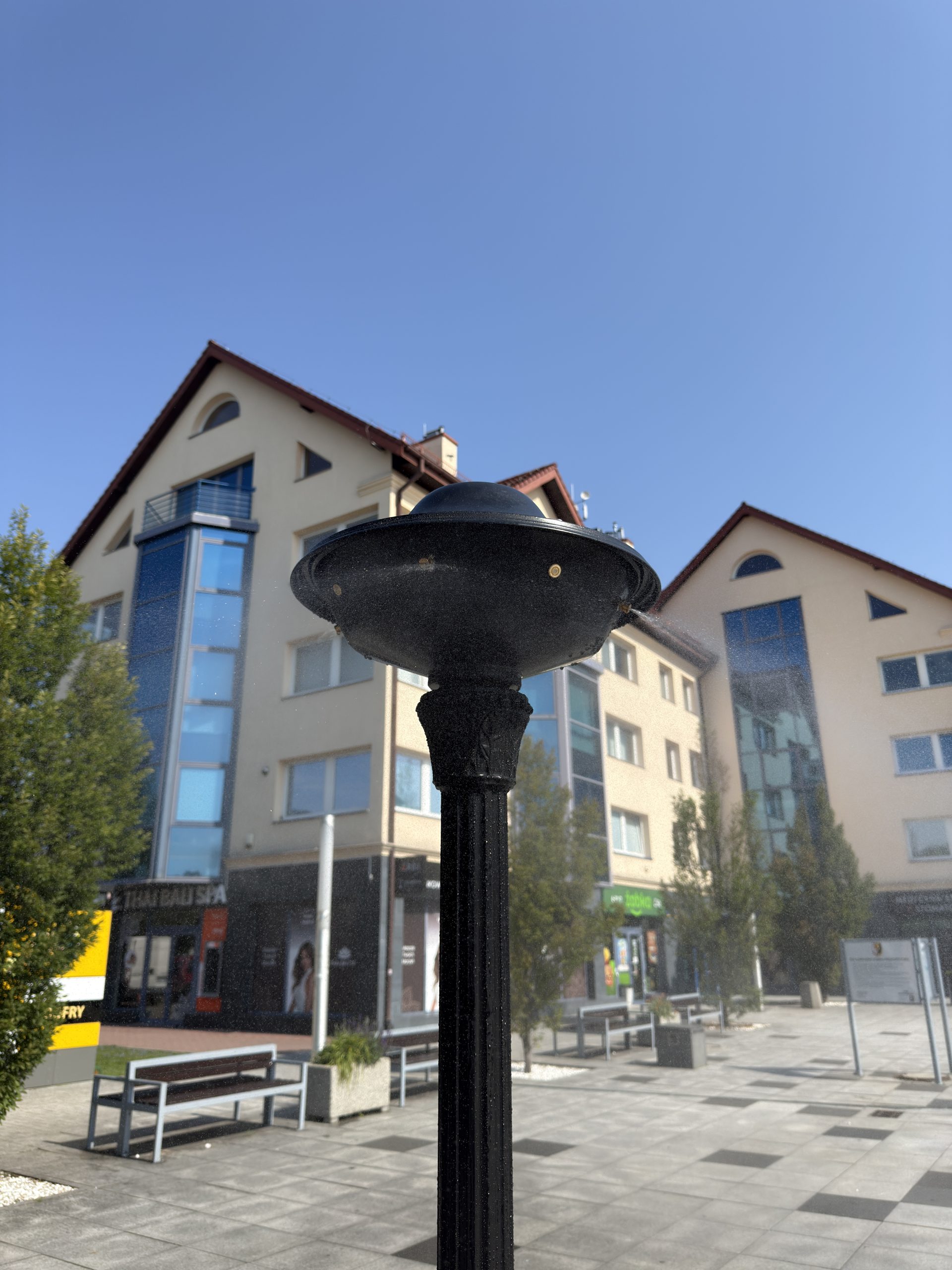 Kurtyna wodna Raszyn - instalacja